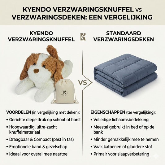Verzwaringsdeken vs verzwaringsknuffel: wat past bij jou?