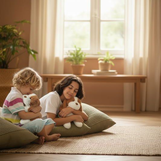 Waarom kinderen baat hebben bij een verzwaringsknuffel